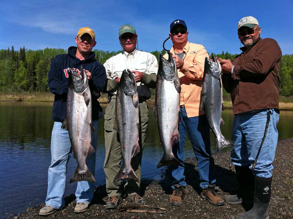 Guided Salmon Fishing Trips on the Deshka River