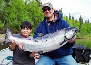 Alaska Fishing Trips for King Salmon with iFishAlaska Guide Service